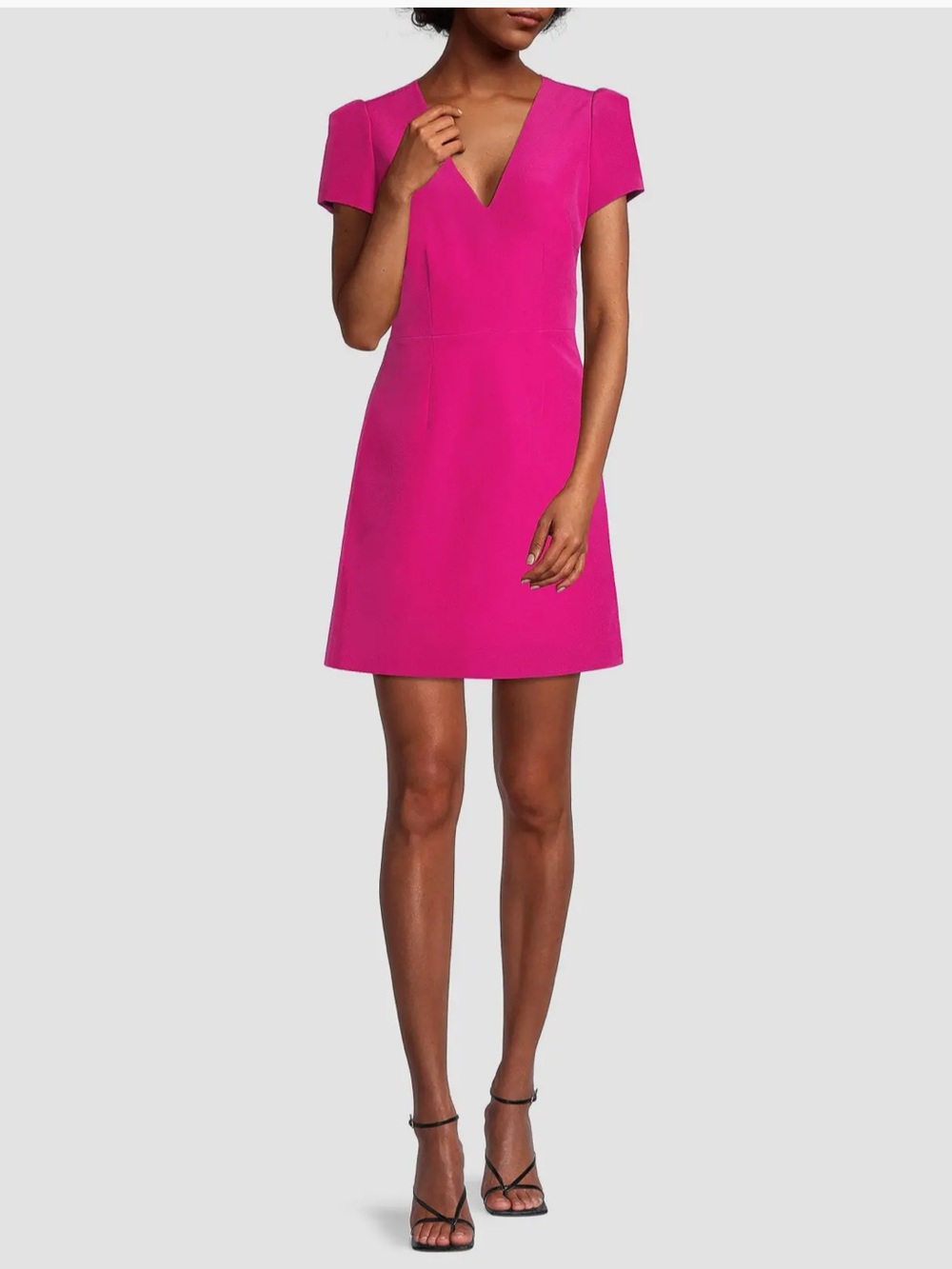 MSRP $365 NWT Milly Cady Atalie V-Neck Minidress Size 2